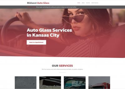 Midwest Auto Glass website by KCV Strategic