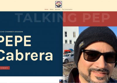 Talking Pep website designed by KCV Strategic