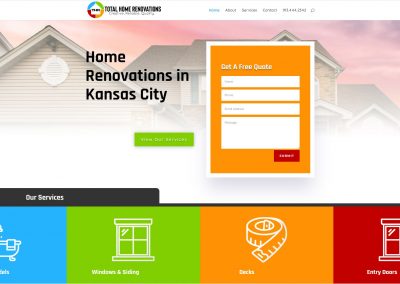Total Home Renovations website by KCV Strategic
